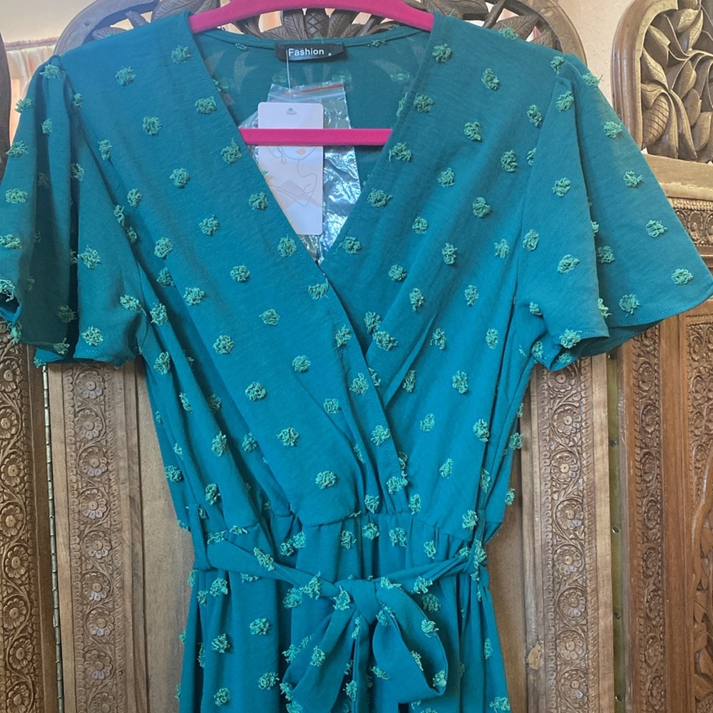 NWT - Fashion Maxi Wrap Dress - Picture 3 of 10